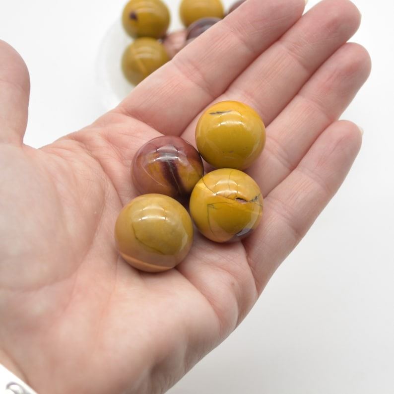 Mookite Mookaite Sphere Ball - 2cm - 1 or 4 Count - Image 6
