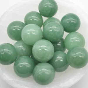 Green Aventurine Sphere Ball - 2cm - 1 or 4 Count