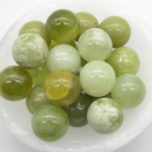 New Jade Sphere Ball - 2cm - 1 or 4 Count