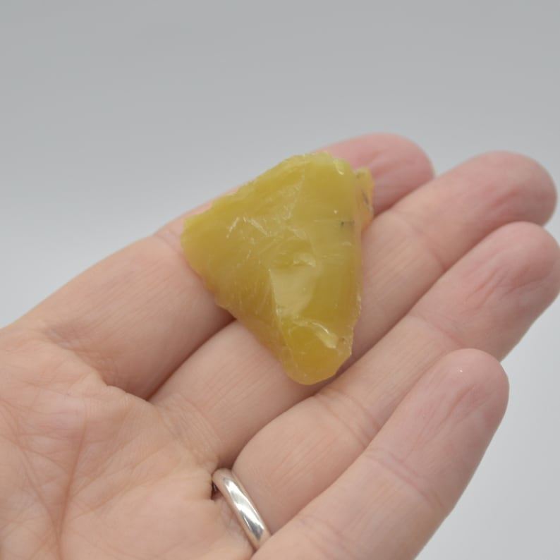 Raw Turkish Yellow Opal Specimen Rock - 10 grams - lot 06 - Image 6