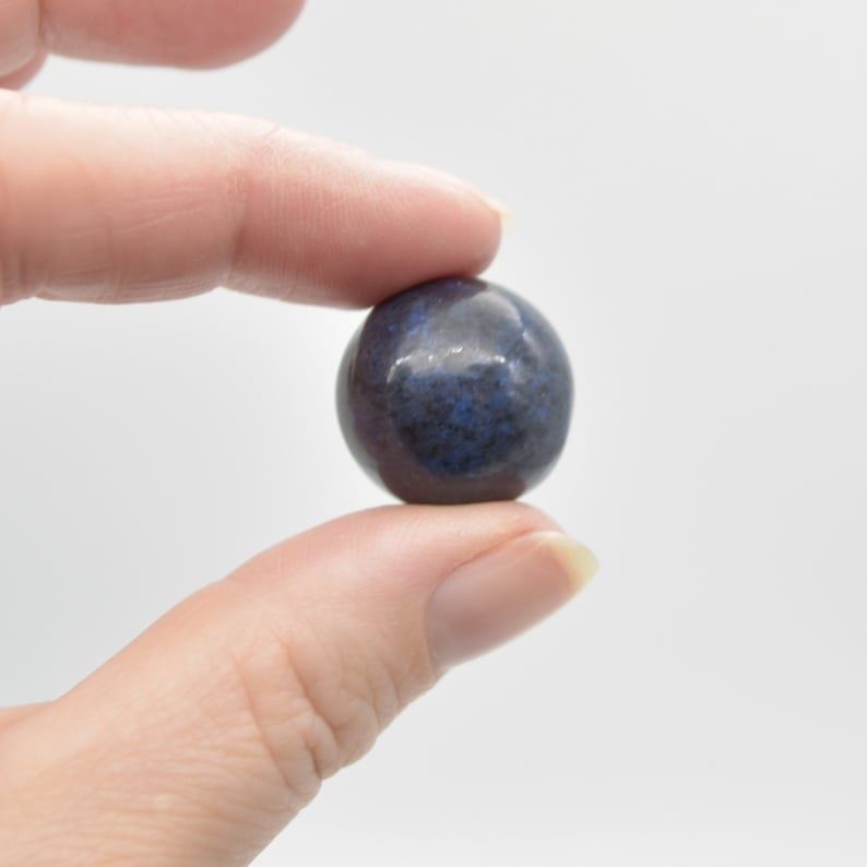 Dumortierite Sphere Ball - 2cm - 1 or 4 Count - Image 4