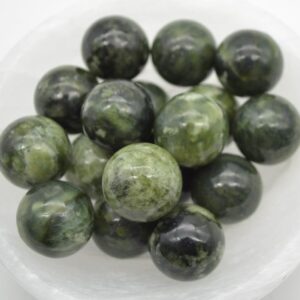 Natural Green Jade Sphere Ball - 2cm - 1 or 4 Count