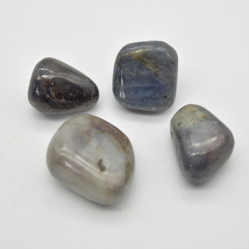 Iolite Tumbled Pebble Stones - 4 Count #01 - Image 3