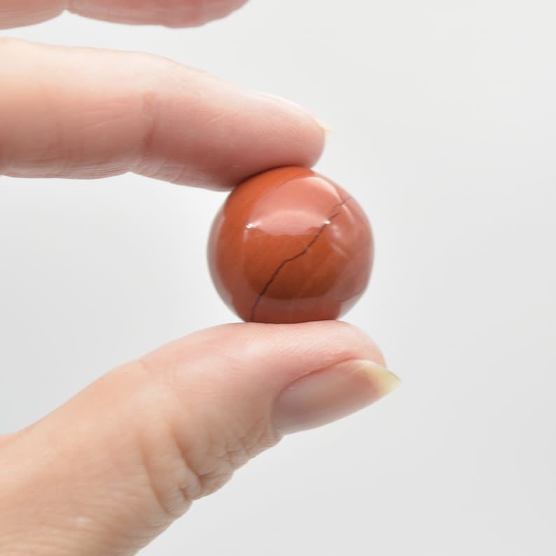 Red Jasper Sphere Ball - 2cm - 1 or 4 Count - Image 3