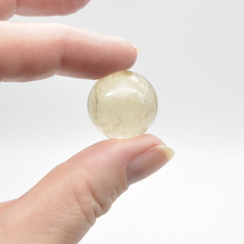 Pale Smoky Quartz Sphere Ball - 2cm - 1 or 4 Count - Image 4