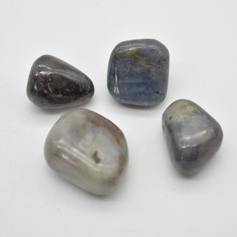 Iolite Tumbled Pebble Stones - 4 Count #01 - Image 5