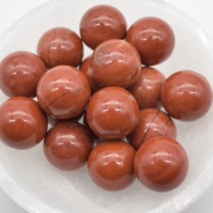 Red Jasper Sphere Ball - 2cm - 1 or 4 Count