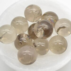 Smoky Quartz Sphere Ball - 2.5cm - 1 or 4 Count