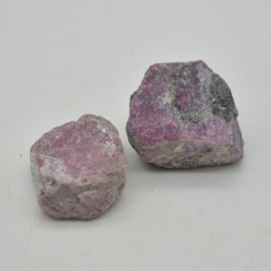 Raw Ruby Specimen Rocks - 2 Count
