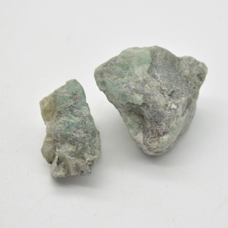 Raw Emerald Specimen Rocks - 2 Count - Image 2