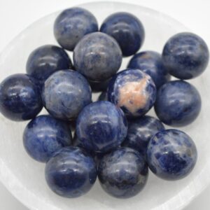 Sodalite Sphere Ball - 2cm - 1 or 4 Count