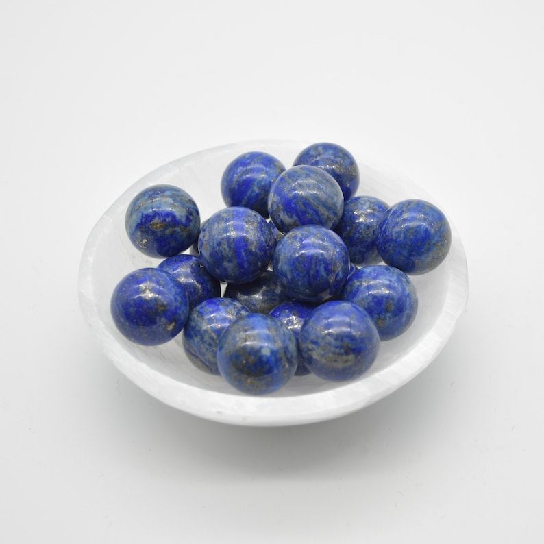 Lapis Lazuli Sphere Ball - 2cm - 1 or 4 Count - Image 2