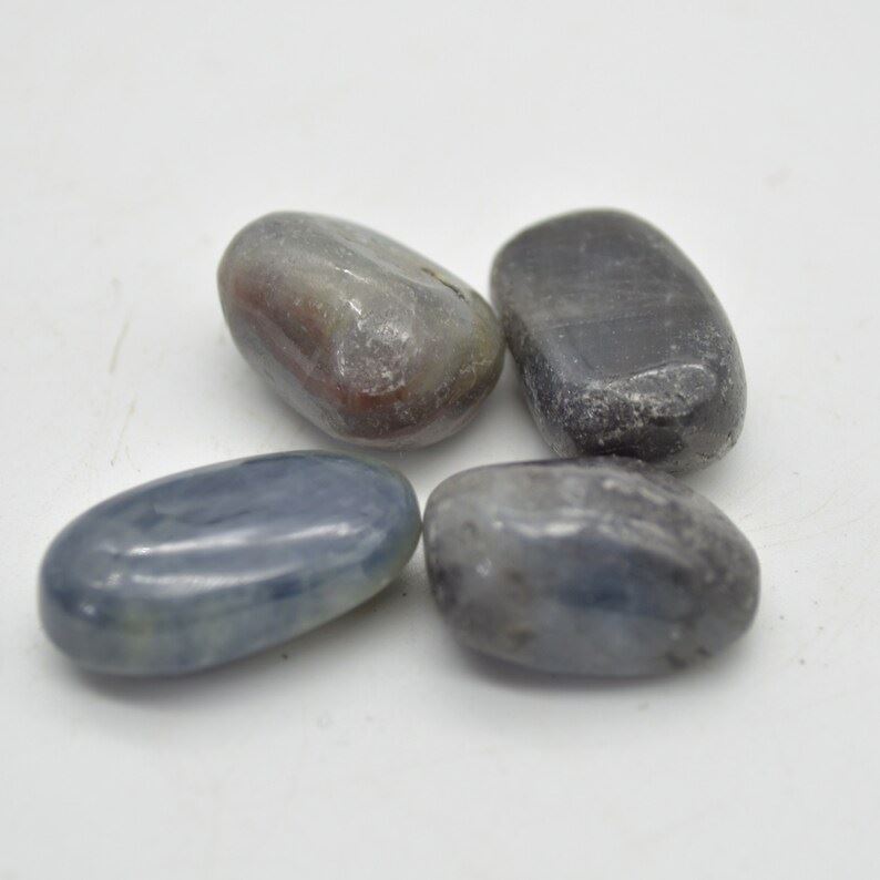Iolite Tumbled Pebble Stones - 4 Count #03