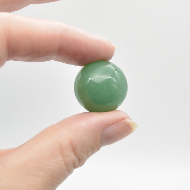 Green Aventurine Sphere Ball - 2cm - 1 or 4 Count - Image 4