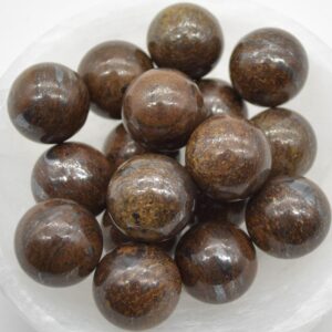 Bronzite Sphere Ball - 2cm - 1 or 4 Count