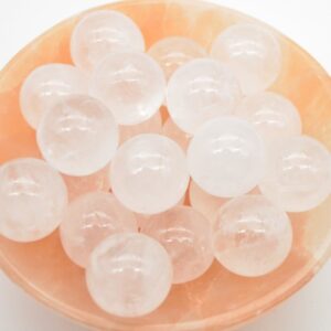 Clear Quartz Sphere Ball - 2cm - 1 or 4 Count