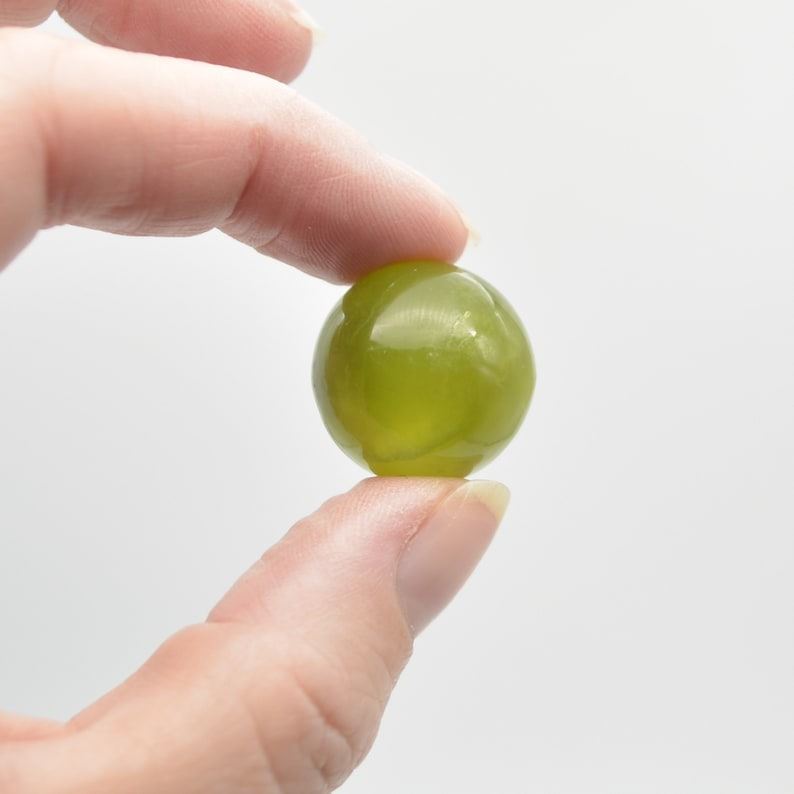 New Jade Sphere Ball - 2cm - 1 or 4 Count - Image 4