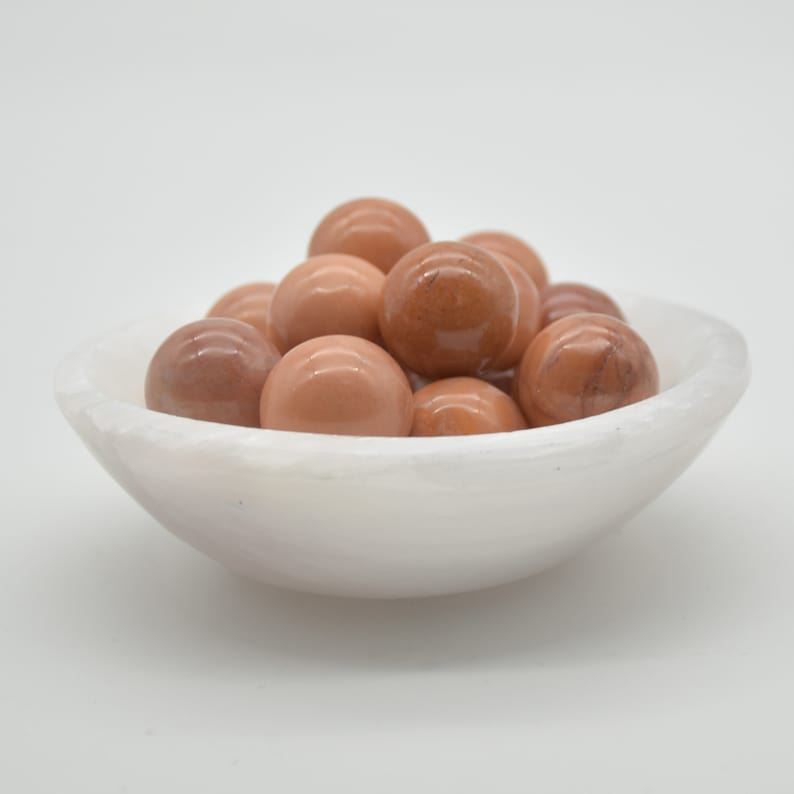 Pink Aventurine Sphere Ball - 2cm - 1 or 4 Count - Image 3