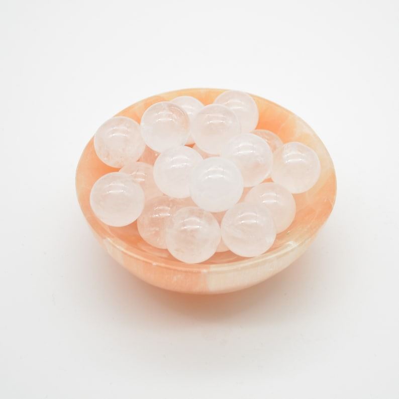 Clear Quartz Sphere Ball - 2cm - 1 or 4 Count - Image 2