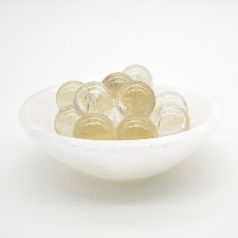 Pale Smoky Quartz Sphere Ball - 2cm - 1 or 4 Count - Image 3