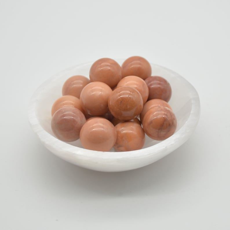 Pink Aventurine Sphere Ball - 2cm - 1 or 4 Count - Image 2