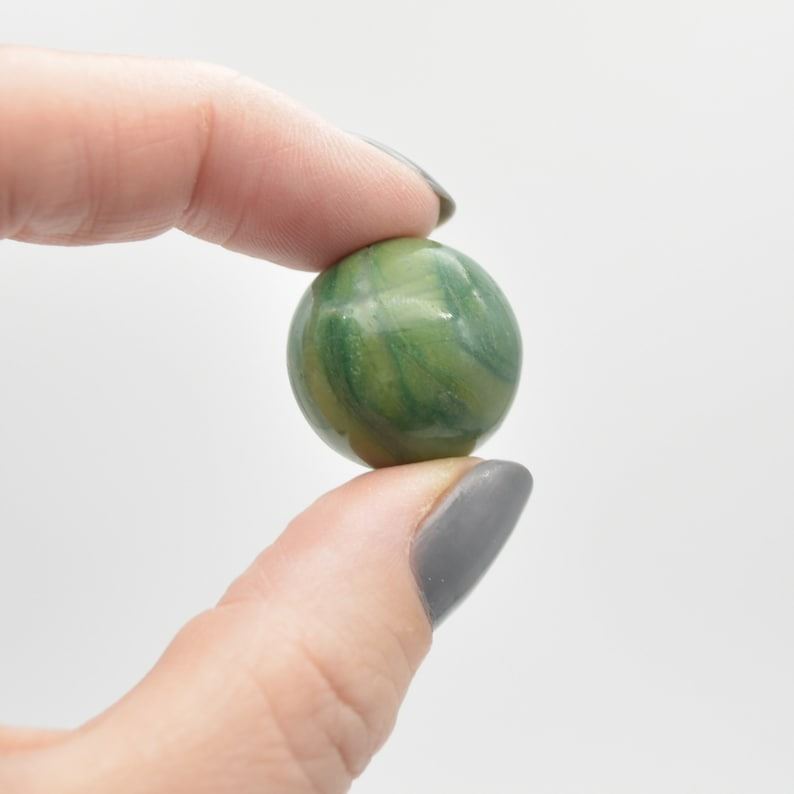 African Jade Sphere Ball - 2cm - 1 or 4 Count - Image 4