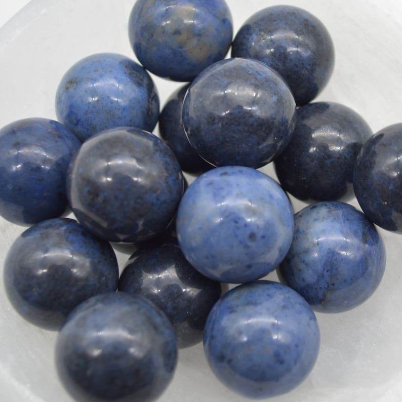 Dumortierite Sphere Ball - 2cm - 1 or 4 Count