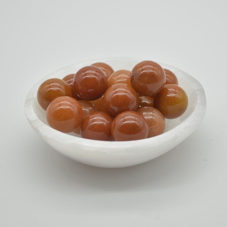 Red Aventurine Sphere Ball - 2cm - 1 or 4 Count