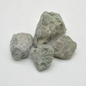 Raw Emerald Specimen Rocks - 4 Count - lot 06