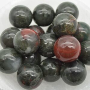African Blood Jasper Sphere Ball - 2cm - 1 or 4 Count