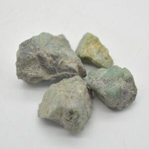 Raw Emerald Specimen Rocks - 4 Count - lot 05