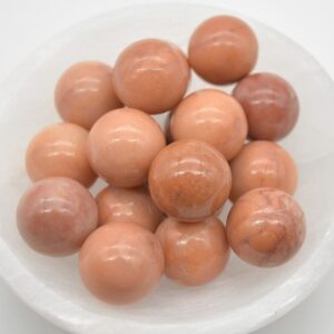 Pink Aventurine Sphere Ball - 2cm - 1 or 4 Count