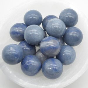 Blue Aventurine Sphere Ball - 2cm - 1 or 4 Count
