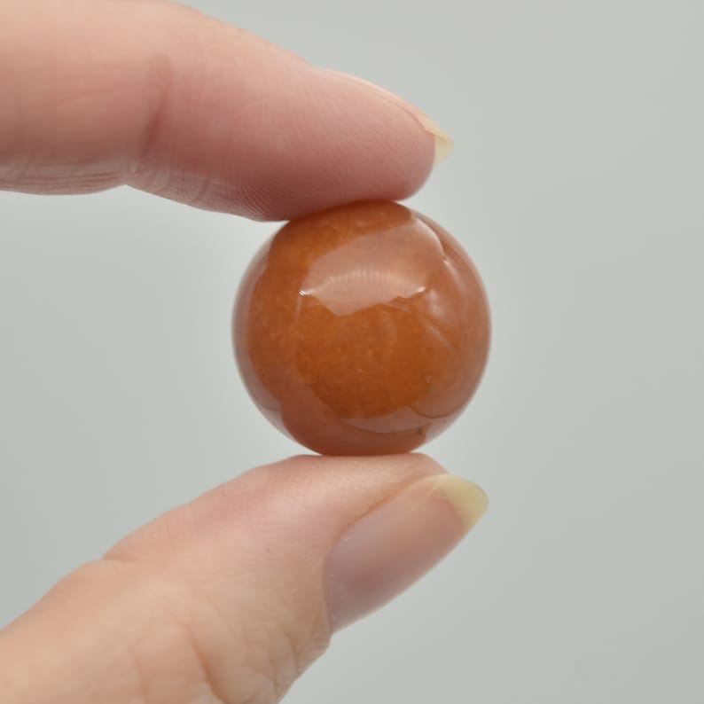 Red Aventurine Sphere Ball - 2cm - 1 or 4 Count - Image 3