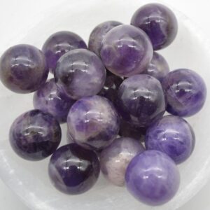 Amethyst Sphere Ball - 2cm - 1 or 4 Count