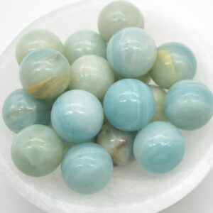 Amazonite Sphere Ball - 2cm - 1 or 4 Count