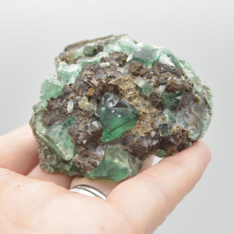 Raw Fluorite Specimen Rock - 110 grams - Image 5