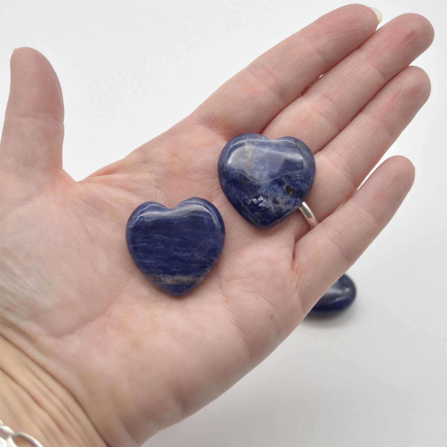 Sodalite Heart - 3cm - 1 Count - Image 6