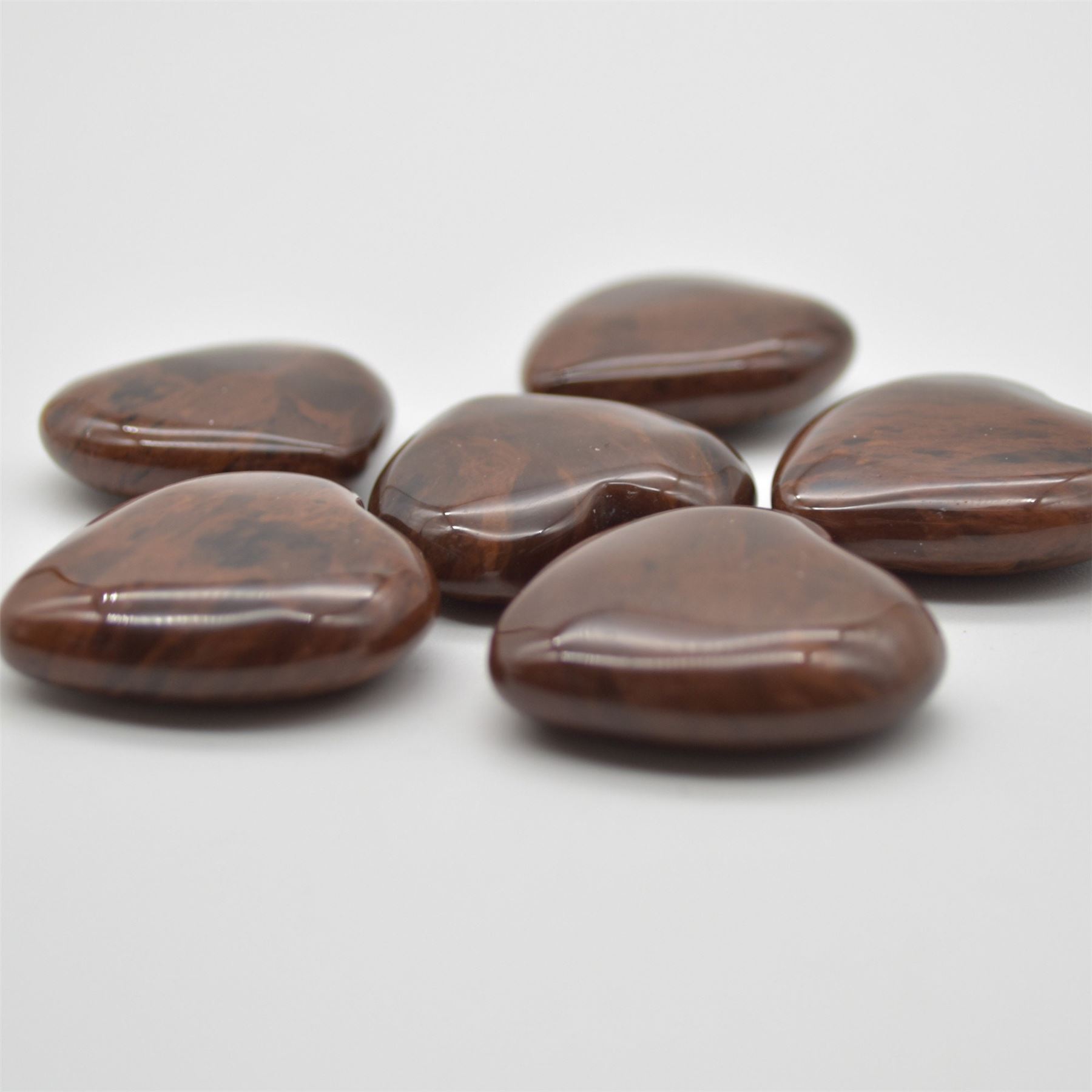 Mahogany Obsidian Heart - 3cm - 1 Count - Image 3