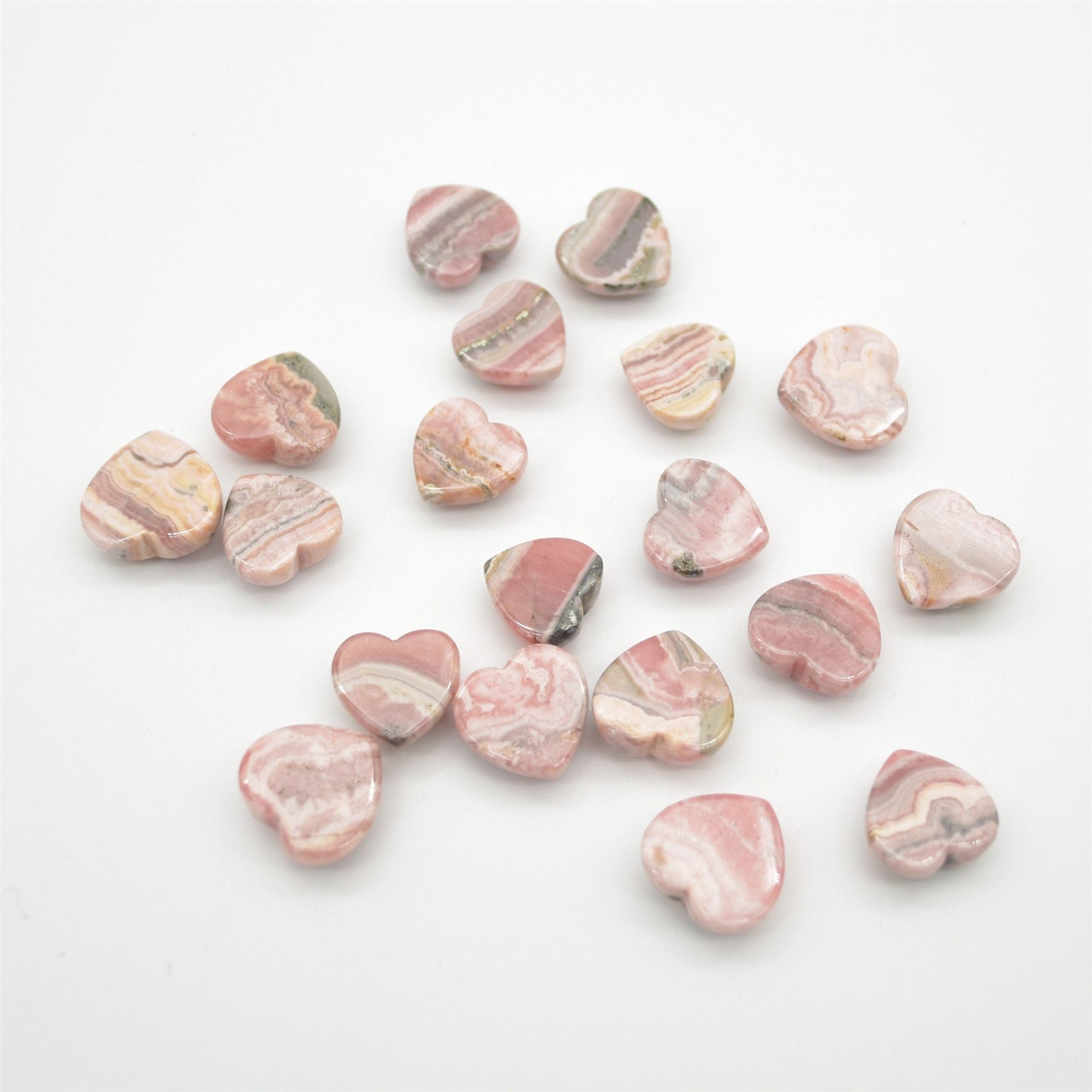Rhodochrosite Tiny Heart - 1.5cm - 1 Count - Image 3