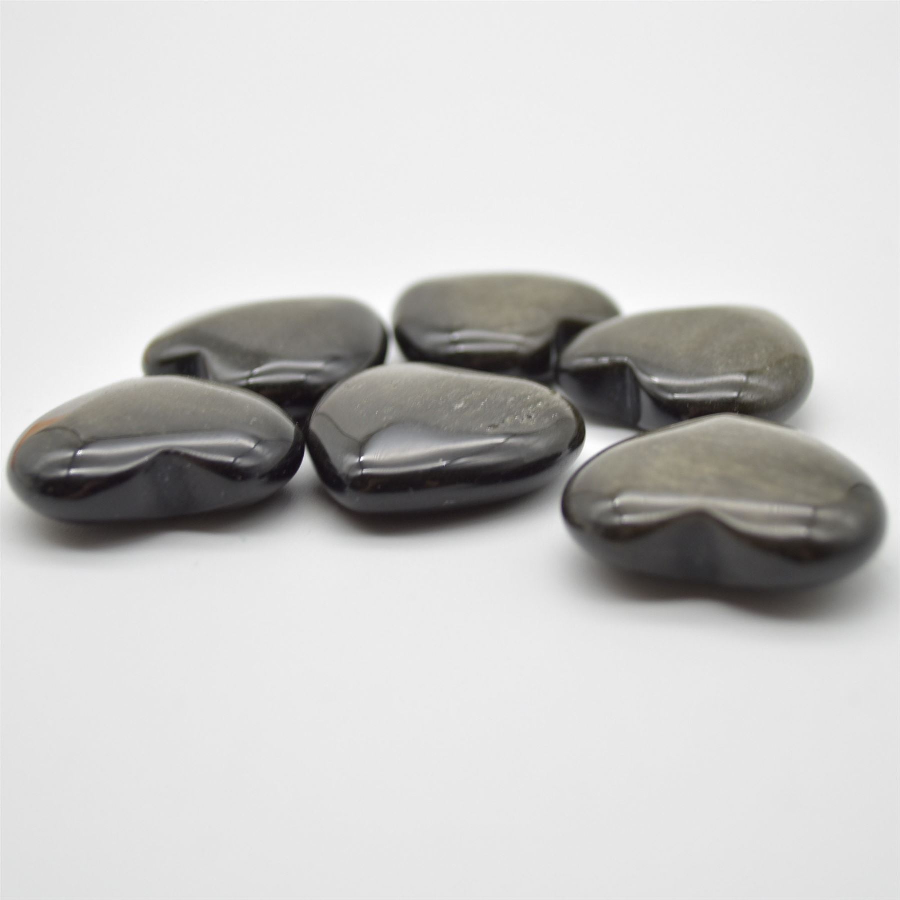 Golden Sheen Obsidian Heart - 3cm - 1 Count - Image 3