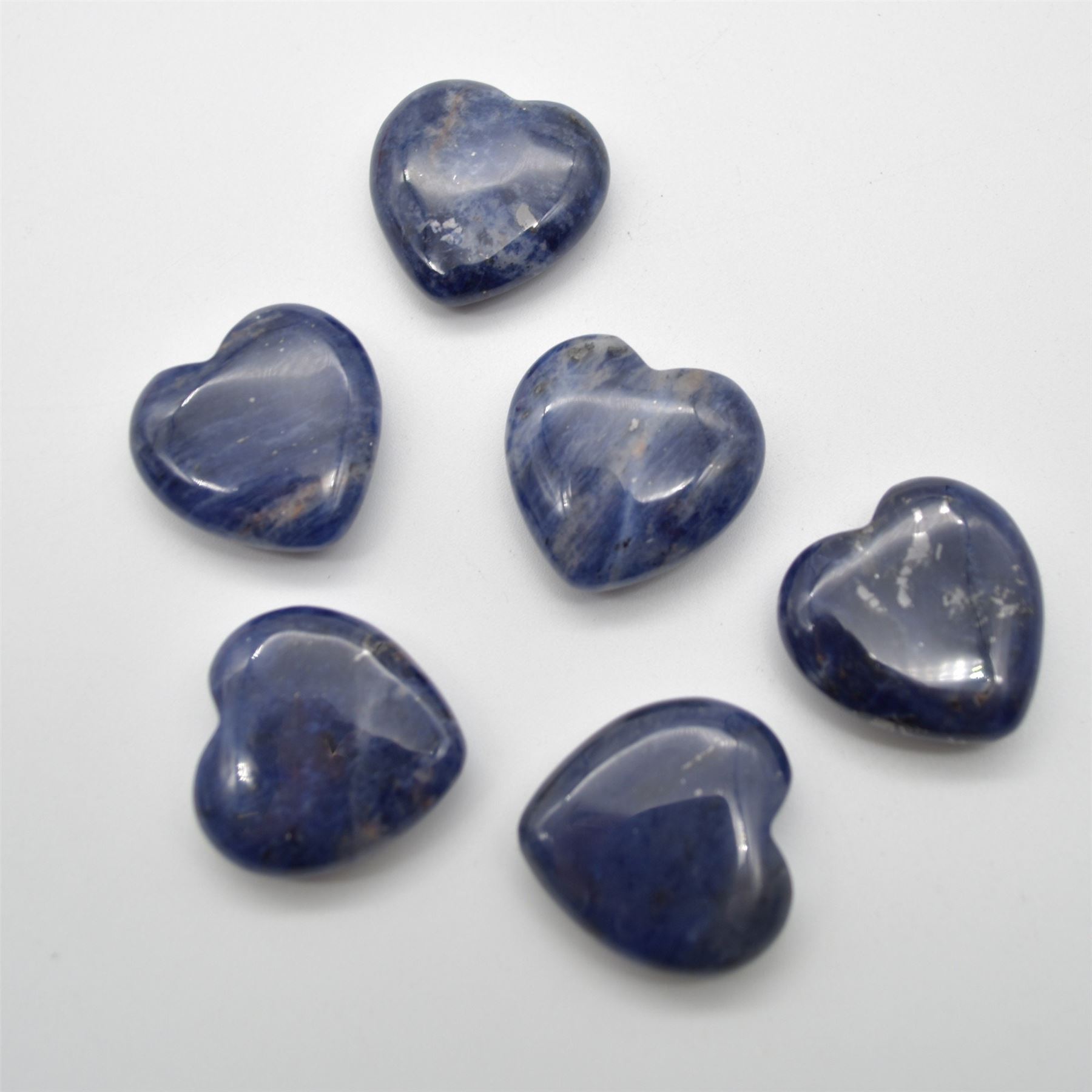 Sodalite Heart - 3cm - 1 Count - Image 2
