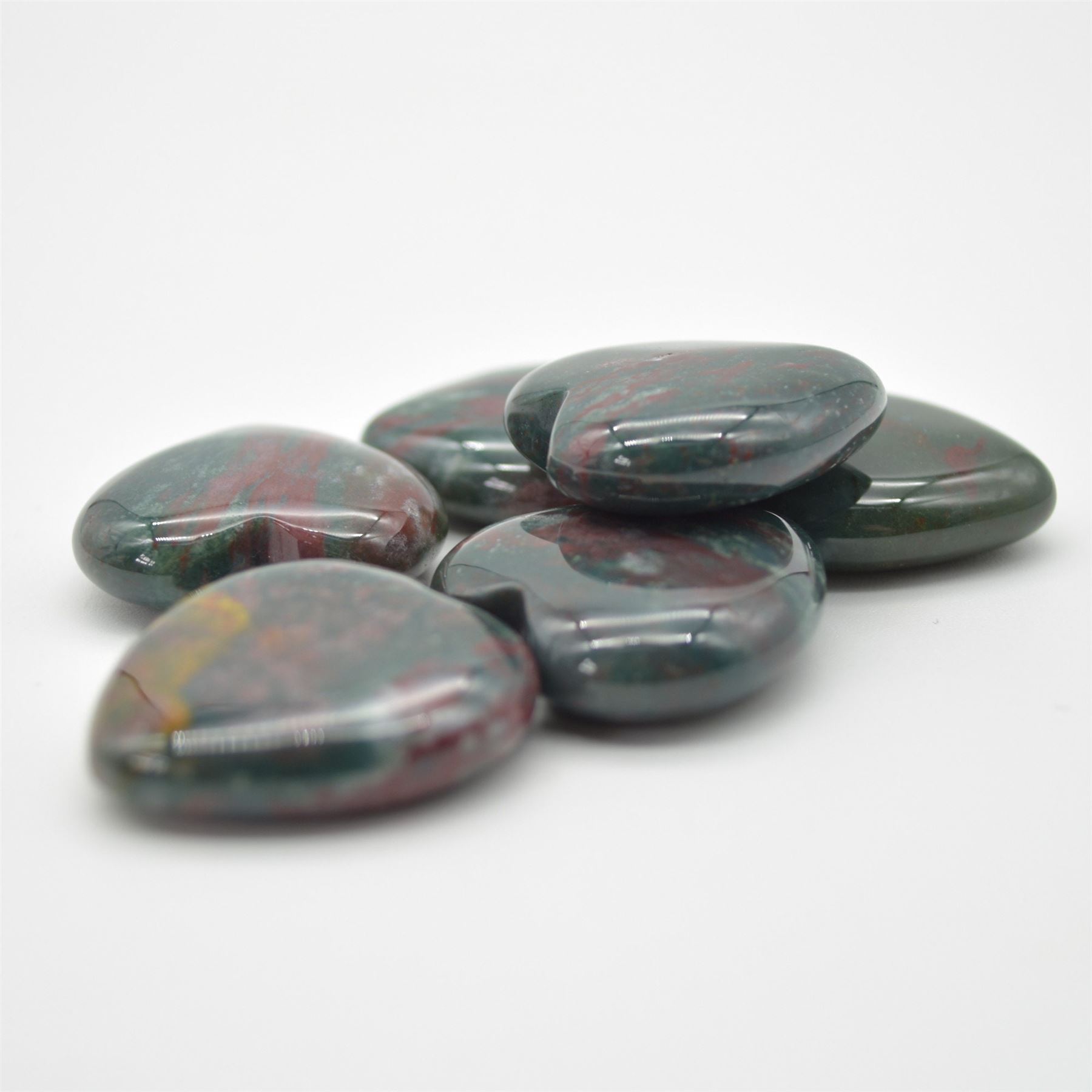 Bloodstone Heart - 3cm - 1 Count - Image 5