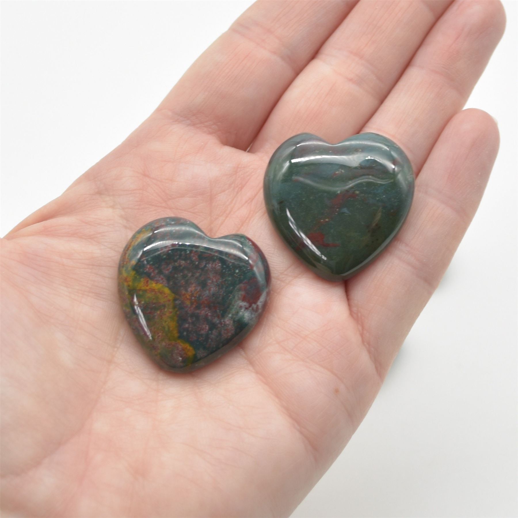 Bloodstone Heart - 3cm - 1 Count - Image 6