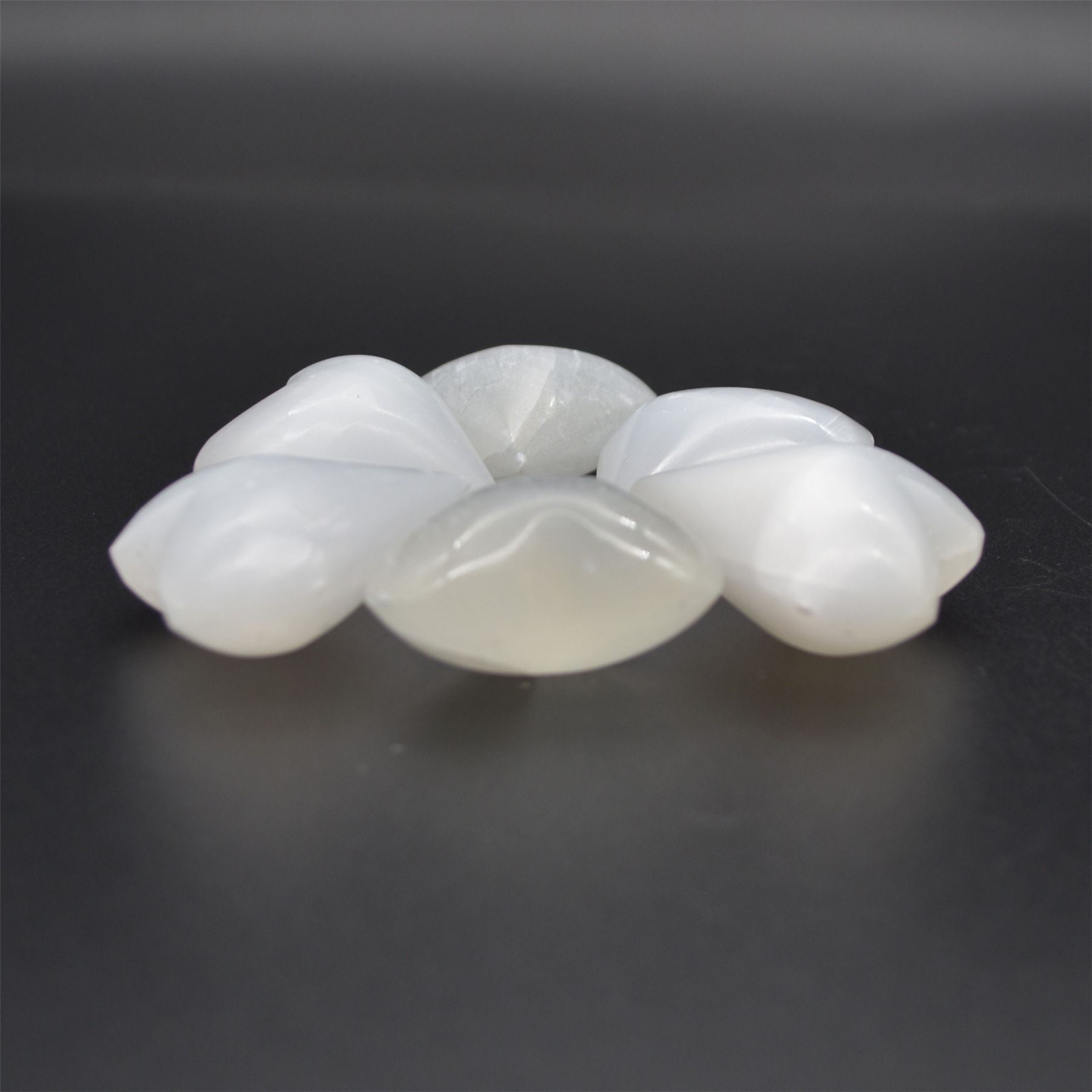 Selenite (Satin Spar) Puffy Heart - 4cm - 1 Count - Image 2