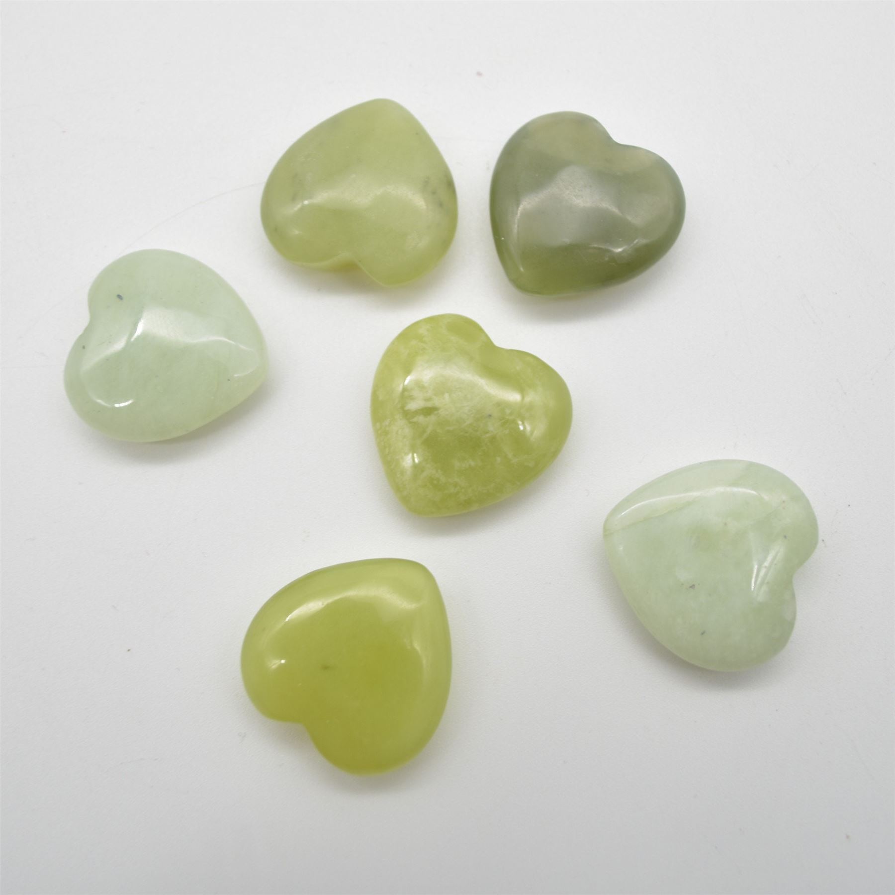 New Jade Heart - 3cm - 1 Count - Image 2