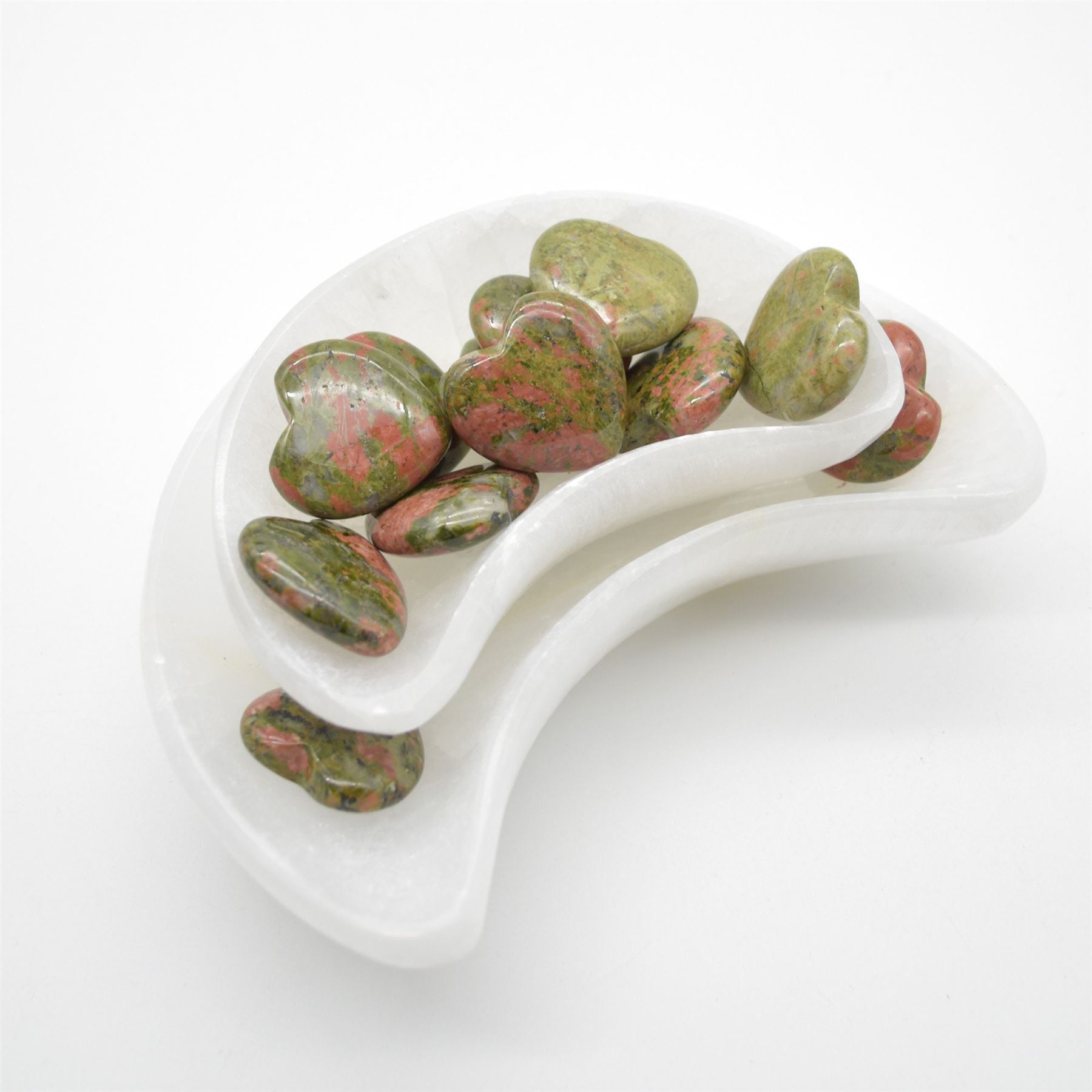 Unakite Heart - 3cm - 1 Count