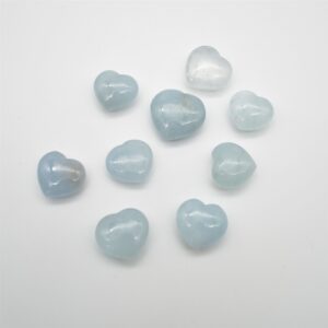 Aquamarine Heart - 1.8cm - 2cm - 1 Count