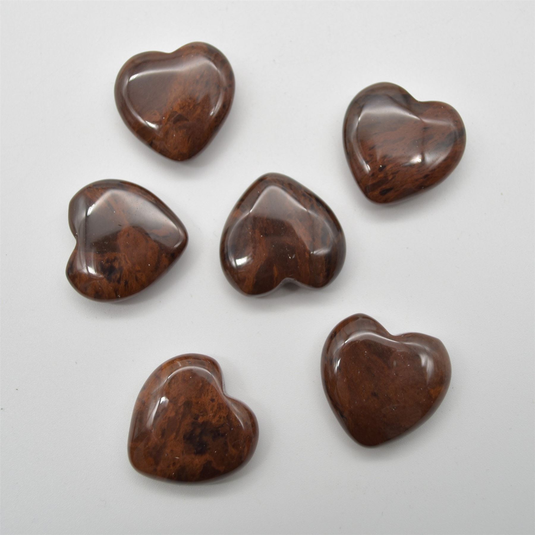 Mahogany Obsidian Heart - 3cm - 1 Count - Image 2