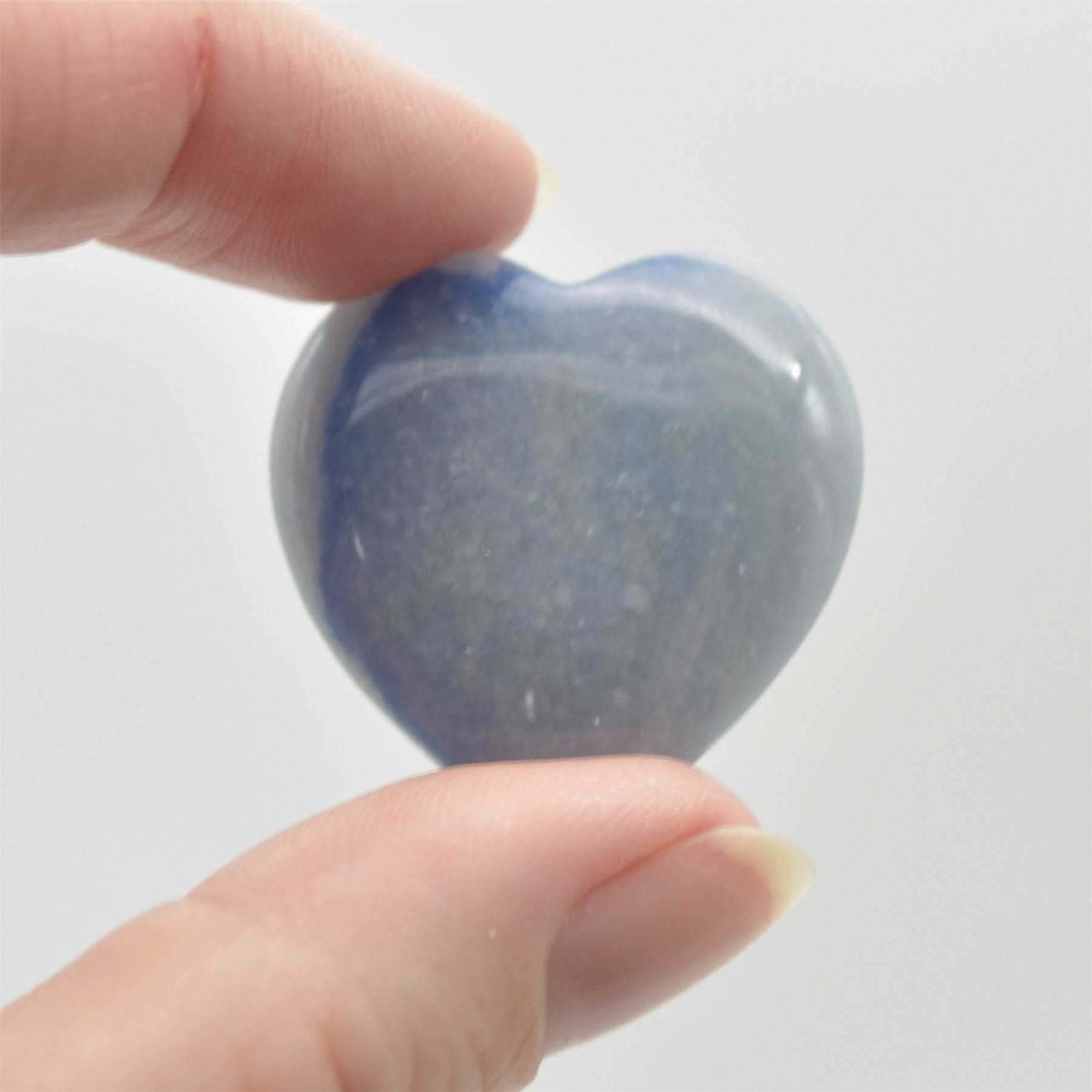 Blue Aventurine Heart - 3cm - 1 Count - Image 4